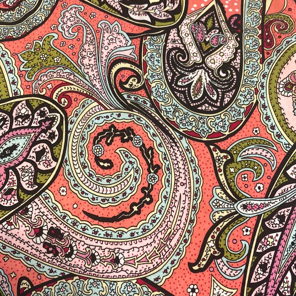 Paisley, Cold Shoulder, MSK Dress - Size Small